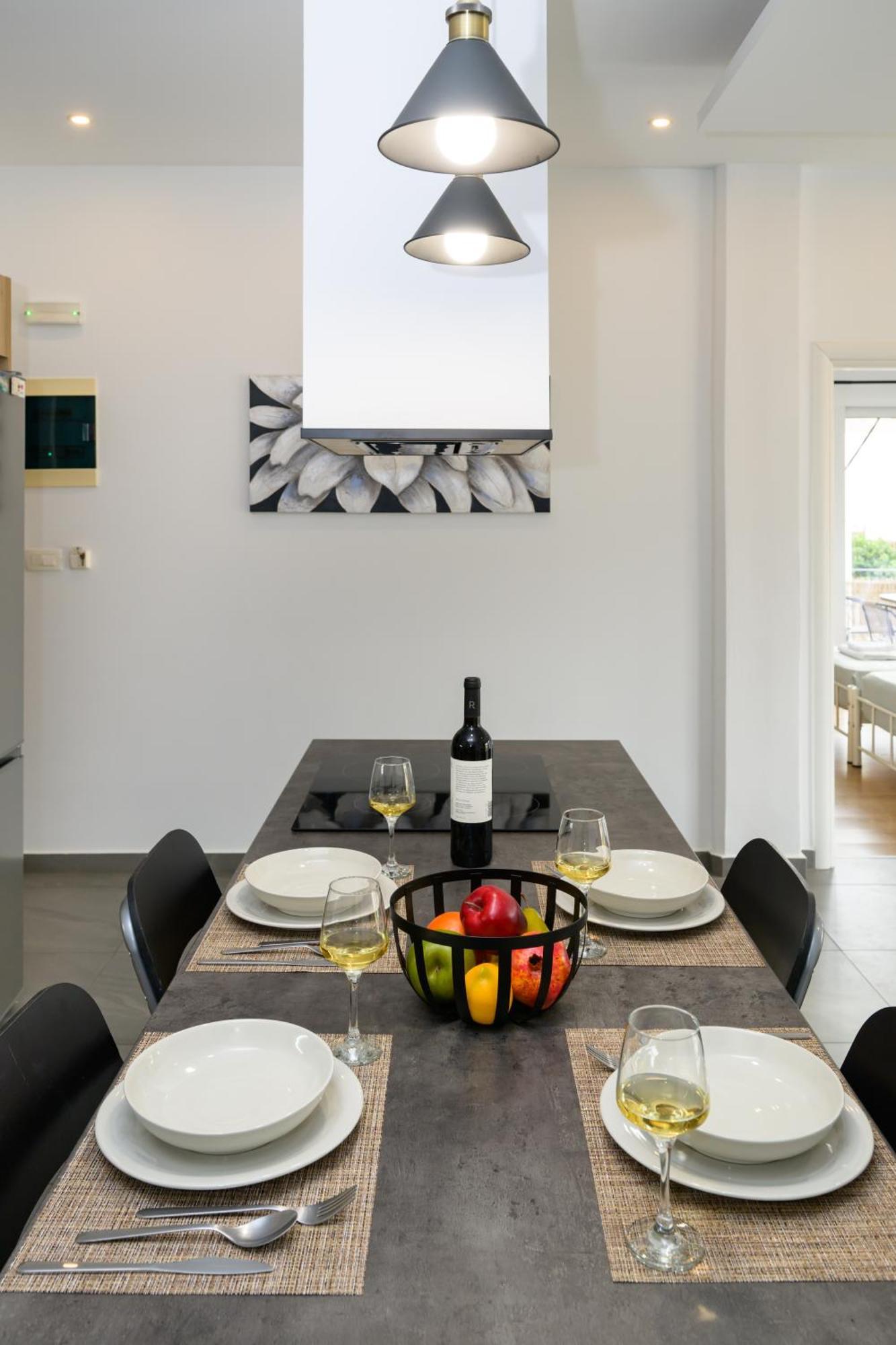 Modern Spacious Apartment Kíssamos Extérieur photo