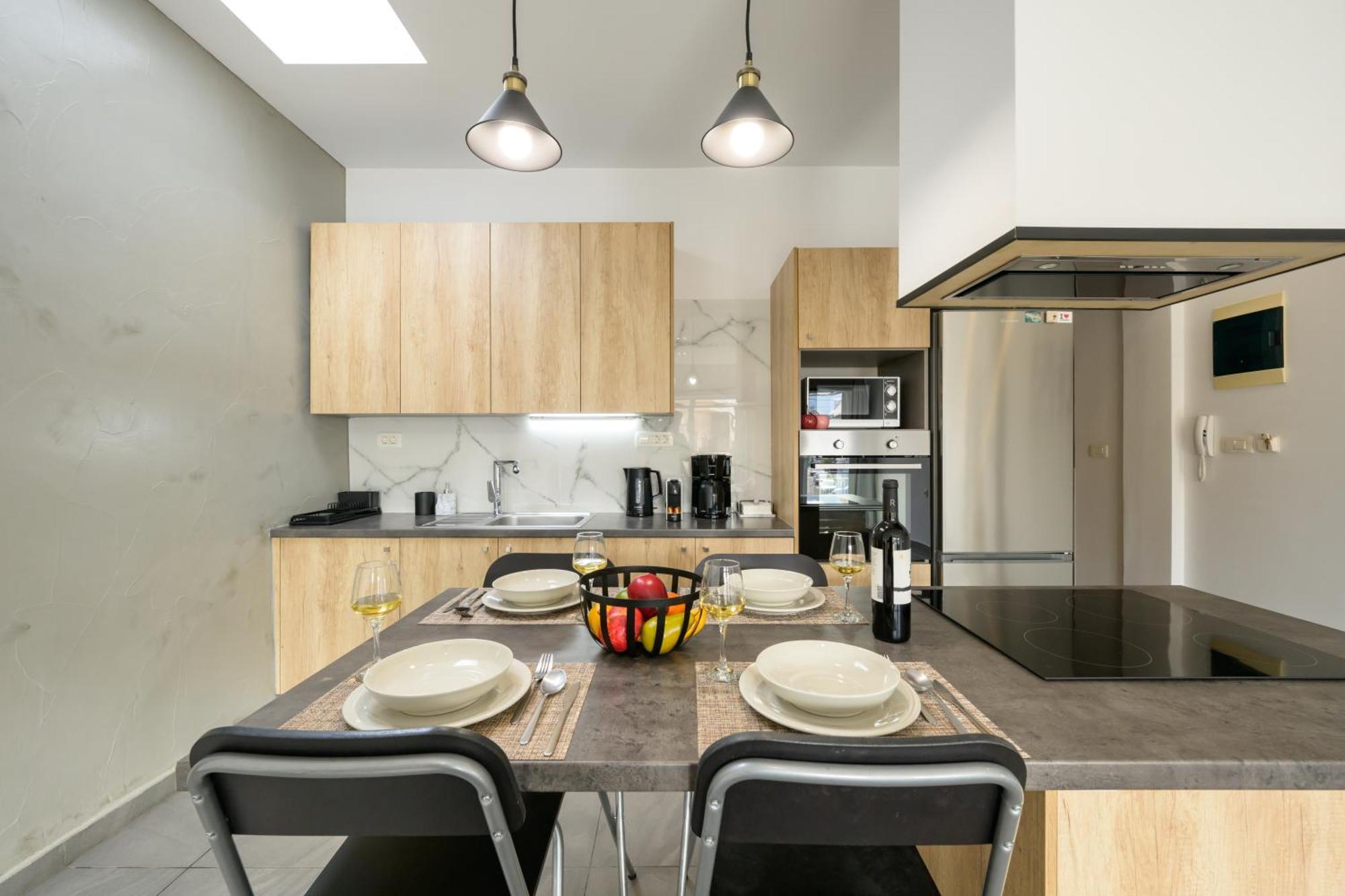 Modern Spacious Apartment Kíssamos Extérieur photo