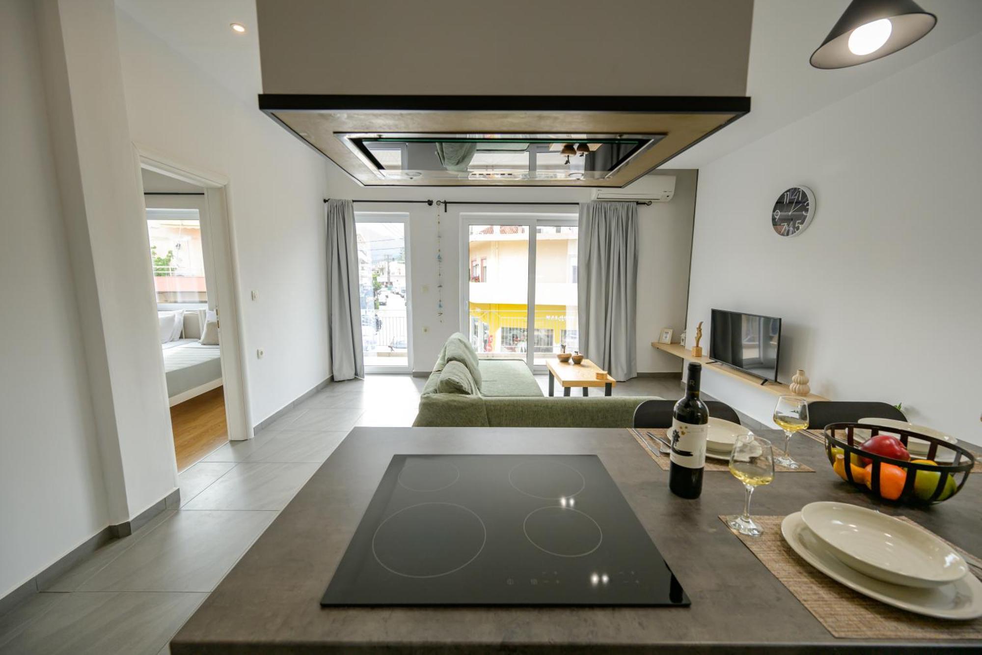 Modern Spacious Apartment Kíssamos Extérieur photo